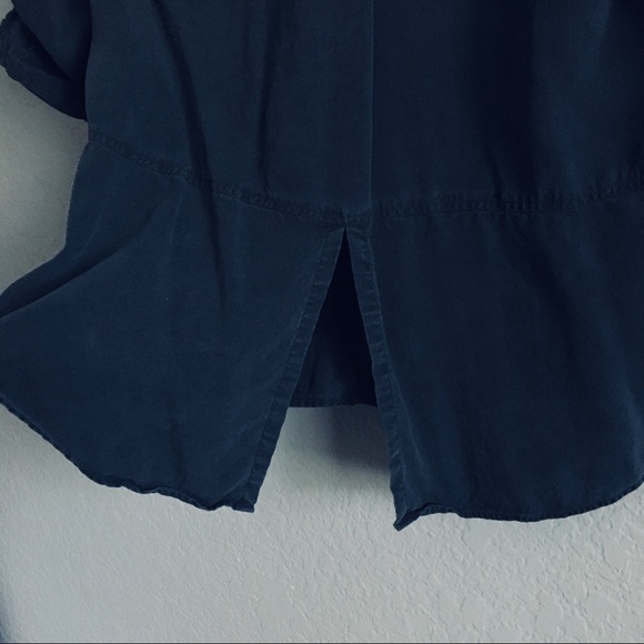 Cloth & Stone Long sleeve button up  charcoal gray - Picture 11 of 13